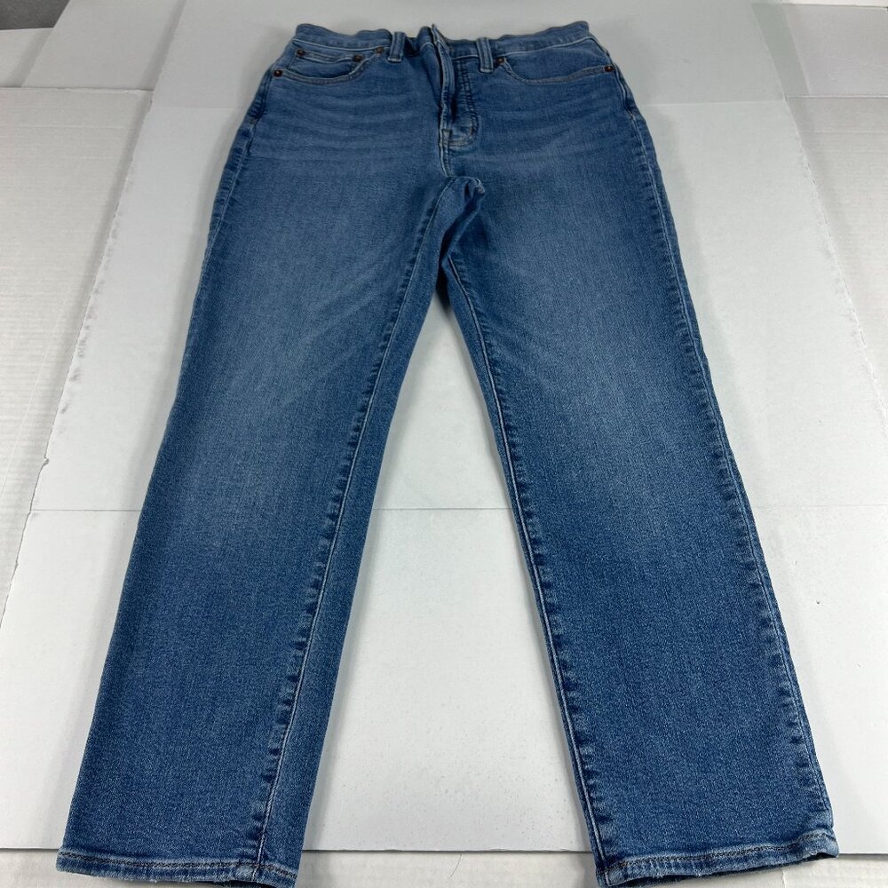 Madewell Jean Women 29x25* Perfect Vintage Jean High Rise Crop Blue Denim Tag 27